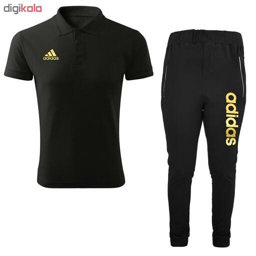 ست پولوشرت وشلوار مردانه طرح Adidas مدلz576u